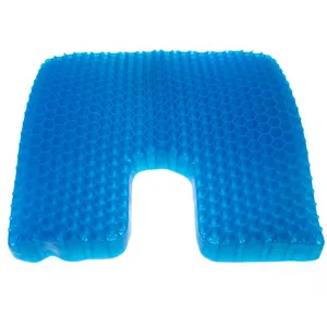 Hot Sale Of Elastic Gel Cushion Gel /gel Seat Cushion Honeycomb Car Sofa Cushion/ Cervical Pain Relief Cushion Elastic Gel Seat