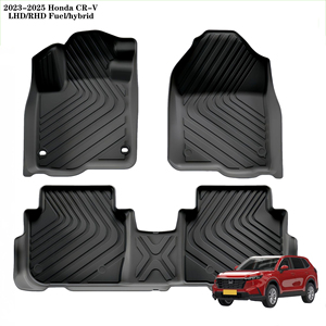 <span class=keywords><strong>Tapis</strong></span> de sol de voiture et <span class=keywords><strong>tapis</strong></span> de coffre arrière en TPE sur mesure pour CR-V <span class=keywords><strong>Honda</strong></span> 2023-2025 (LHD et RHD) -Doublures automatiques imperméables et durables toutes saisons - Product Image 1