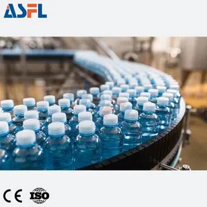 Chine 500ML entièrement automatique 3 en 1 petite entreprise échelle bouteille minérale printemps pur eau potable prix de la machine de remplissage