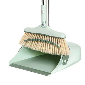 price hand supplier wholesale home dust pan combo plastic household floor clean cleaning magic broom and dustpan set upright