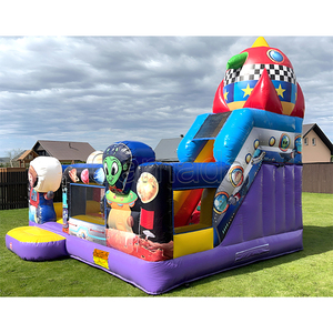 Inflable Navideño para Niños, Combo de Brincolín, <span class=keywords><strong>Casa</strong></span> de Brinco con Diseño de Pan de Jengibre - Product Image 4