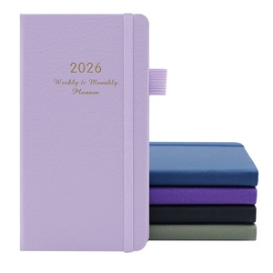 Fabricante de planificador personalizado Cuaderno de bolsillo Diario diario de tapa dura 2026 Planificador semanal mensual - Product Image 1
