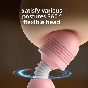 <b>Vibrator</b> Clitoral Massager 10 Frequencies 360° Bendable Wand Waterproof Rechargeable Eco-Friendly Noise <50 DB Sex Toy for Women - Product Image 3