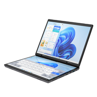 Ventes directes Yoga ordinateur portable 10.5 pouces 360 rotation ordinateur portable professionnel 16 Go de RAM 1 To Ssd Intel N95 Portable double écran ordinateur portable Win11 Pro