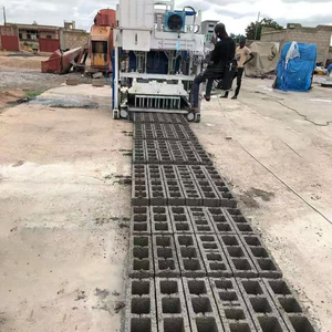 QMJ10-30 nhãn hiệu bán tự động lát rỗng khối Maker máy động cơ di động động cơ mang hộp số đất sét gạch làm máy móc - Product Image 1