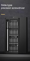 Kit de réparation magnétique de mini tournevis multifonction 24 en 1 pour PC portable téléphone lunettes montre