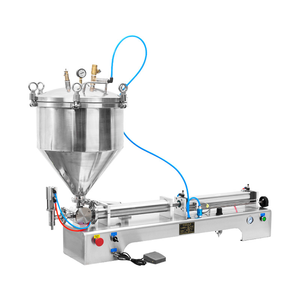 Glass Bottle Beverage Honey Jam Filling Machine, Equipped with a Pressure Type Hopper Motor for Liquid Filling Machine - Product Image 1