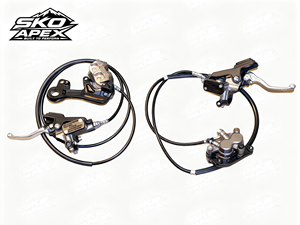 Kit de <span class=keywords><strong>frein</strong></span> hydraulique arrière Surron Ultra Bee avec maître-cylindre personnalisé, étrier et tuyau – Pièces de mise à niveau pour <span class=keywords><strong>moto</strong></span> électrique tout-terrain - Product Image 2