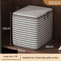 Sac de rangement moderne grande capacité pour couettes, organisateur de placard rectangulaire pour vêtements, pantalons, sac de déménagement anti-poussière en tissu