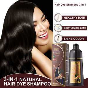 Champú Tinte para el Cabello a Base <span class=keywords><strong>de</strong></span> Hierbas UUKKG, No Daña el Cuero Cabelludo, Cubre las Canas, Tinte Profesional para el Cabello en Tonos <span class=keywords><strong>Marrón</strong></span> Oscuro y <span class=keywords><strong>Claro</strong></span> - Product Image 2