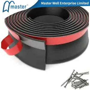 Bande d'étanchéité universelle en PVC et EPDM pour seuil <span class=keywords><strong>de</strong></span> <span class=keywords><strong>porte</strong></span> <span class=keywords><strong>de</strong></span> <span class=keywords><strong>garage</strong></span>, étanche, bricolage, remplacement pour garages et portes - Product Image 3