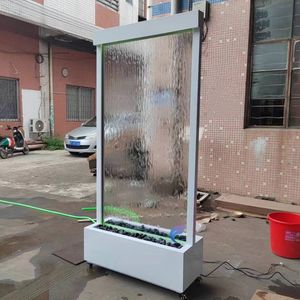 Fontaine murale en métal à prix compétitif avec panneau en verre pour la décoration intérieure - Product Image 6