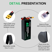 QiQi Solid Ion LiPo 6S 12S 11000mAh 13000mAh pour FPV Drone & RC Model Hobby