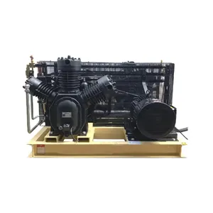 Factory Price Belt Driven 30bar 40bar Diesel Engine 1.6m3/min Hengda Fenpai Piston Air Compressor