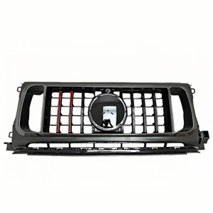 Rejilla de Fibra de Carbono Seca con Luz LED Estilo <span class=keywords><strong>Brabus</strong></span>-Rocket G900 para W464 G500 G63 <span class=keywords><strong>Mercedes</strong></span> G Wagon, Accesorios de Modificación Directo de Fábrica - Product Image 1
