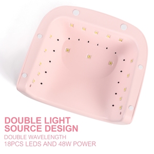 Lampe à LED UV portable 48W, mini sécheuse à gel pour ongles, lumière de durcissement rapide pour la manucure à domicile ou en salon - Product Image 3