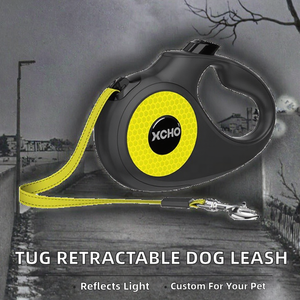 Laisse <span class=keywords><strong>pour</strong></span> chien en nylon durable, réglable, réfléchissante, antidérapante, confortable, Correas Para Mascotas <span class=keywords><strong>pour</strong></span> chiots, chiens adultes, promenade en plein air - Product Image 3