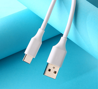 Accessoires de téléphone de haute qualité charge rapide 1.2m TPE matériel ligne de données type-c câble de chargeur de données USB pour téléphone portable
