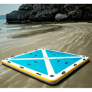 <span class=keywords><strong>Inflatable</strong></span> अस्थायी समुद्री समुद्र नाव नाव तैरना मंच के साथ पानी जेट स्की एयर डॉक सुरक्षित शुद्ध पानी पार्क - Product Image 2