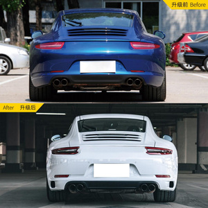 Pièces automobiles OE Style sportif Kit de carrosserie Pare-chocs arrière Diffuseur de feux arrière LED Kit de carrosserie pour <span class=keywords><strong>Porsche</strong></span> 911 991 2012-2019 - Product Image 2