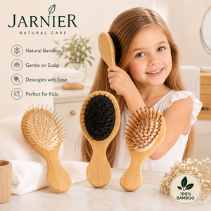 Natural Pocket Mini Bamboo Bristles Massage Cushion Detangling <strong>Brush</strong> Small <strong>Travel</strong> Hairbrush Bamboo Baby <strong>Hair</strong> <strong>Brush</strong> for Children - Product Image 1