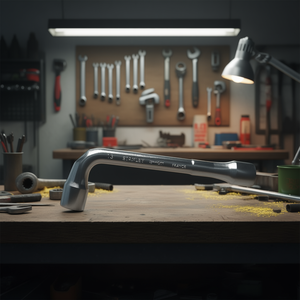 Clé à tuyau avec trou traversant 13 mm Stanley Fabriqué en France - Product Image 3