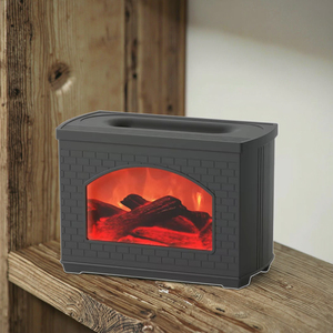 Thông Minh Điện tử USB simulated lửa hương thơm khuếch tán tinh dầu siêu âm ngọn lửa độ ẩm - Product Image 4