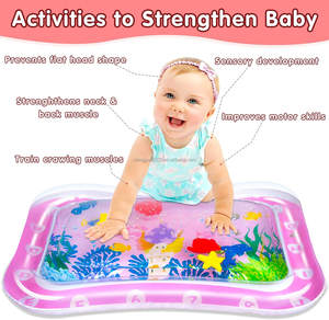 Tapete de Juego Acuático Flotante para Bebés, Equipo de Juego para el Tiempo de Diversión Boca Abajo, Tapete de Agua Inflable Premium para Niños Pequeños - Product Image 6
