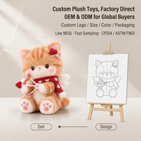 Peluche en forme de chat avec des ailes sur le thème du cœur, cadeau personnalisé pour les fêtes et les occasions spéciales