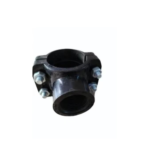 Raccord de tuyau de selle de service HDPE noir super vendu pour un débit d'eau efficace dans les jardins de fermes et les canalisations industrielles - Product Image 1