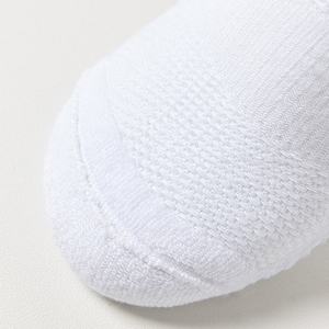 <b>Men's</b> Ankle <b>Socks</b> Solid Color Knitted Breathable Cotton Summer <b>White</b> - Product Image 5