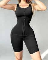 Fajas Bodysuit avec fermeture éclair à l'entrejambe, gaine sculptante, rehausseur de fesses, gaine amincissante intégrale, vêtement de compression post-chirurgical