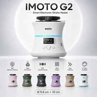 Adaptateur secteur portable mini IMOTO double tension 110/220V avec options de prises universelles intelligentes pour chicha US/UK