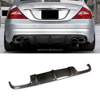 Diffuseur de pare-chocs arrière en fibre de carbone pour Mercedes-Benz Classe CLS W219 CLS63 AMG berline 4 portes 2004 - 2010, style automobile