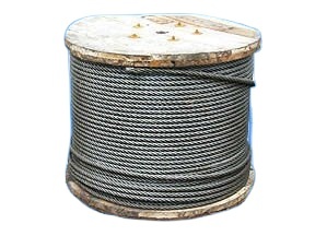 AISI 304 316ลวดสลิงเหล็กชุบสังกะสีแรงดึงสูง7X19 6X36SW + IWRC Dia 2-50มม. สายเชือกสายการผลิต - Product Image 3