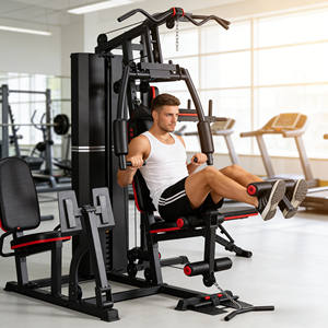 Attrezzatura All-in-One per Bodybuilding, Macchina Multifunzione a Tre Stazioni con Selezione del Carico a Perno - Product Image 5