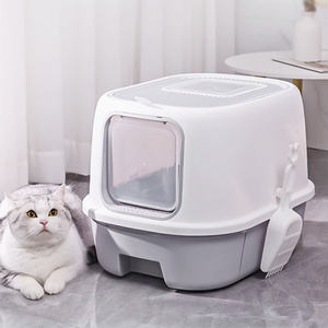 Caja de Arena para Gatos Cerrada, Totalmente Encerrada, con Diseño de Cajón - Product Image 6
