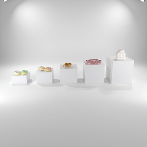 Set Meja <span class=keywords><strong>Dessert</strong></span> Akrilik Gaojian untuk Prasmanan Kue, Camilan, Buah, Hidangan Dingin, Teh, Makanan, Pesta, Pernikahan, Natal - Product Image 4