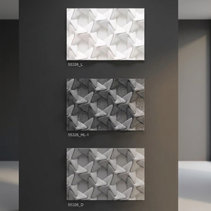 Gran oferta 300x450 arenisca áspera 8mm de espesor interior 30x45cm porcelana 3D azulejo de pared 12x18 azulejos interiores de cerámica pulida brillante - Product Image 6