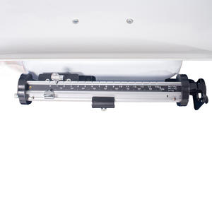 เครื่องชั่งน้ำหนักเด็กพร้อมวัดส่วนสูง เครื่องชั่งน้ำหนักดิจิตอลสำหรับทารก สีขาว รูปทรงสี่เหลี่ยมผืนผ้า ใช้พลังงานจากแบตเตอรี่ รุ่น MK07-196B - Product Image 1