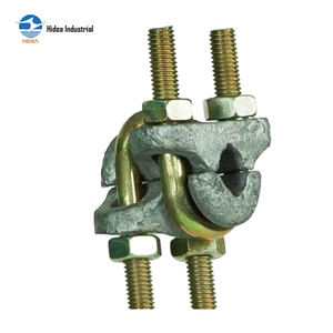 Abrazadera Doble para Sillín con Doble Perno en U de Acero Maleable Fundido, Templado y Recubierto de Zinc para Seguridad de Cables Metálicos - Product Image 3