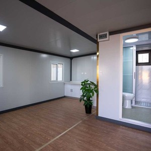 Mini-maison conteneur modulaire pliable en acier, extensible, avec <span class=keywords><strong>3</strong></span> chambres, salle de bain, cuisine et espace de vie, idéale pour la vie en famille - Product Image 6