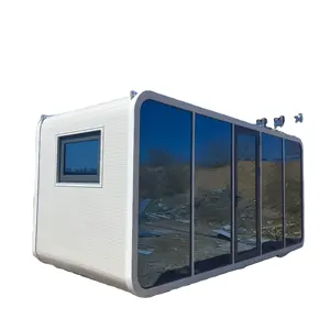 Factory Direct Supply Modern Modular Steel House Expandable Container Tiny Home for Hotels Sandwich Panel Material