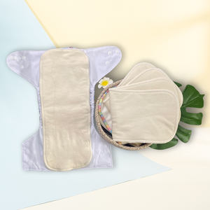 Coton de <span class=keywords><strong>chanvre</strong></span> <span class=keywords><strong>lavable</strong></span> de haute qualité 4 couches réutilisable 55% <span class=keywords><strong>chanvre</strong></span> 45% coton insertion de coton de <span class=keywords><strong>chanvre</strong></span> respirant pour couches en tissu de bébé - Product Image 2