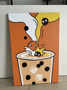 Ce chứng nhận handmade nghệ thuật sơn tùy chỉnh in logo PVC bọt Bảng khung không thấm nước uv-proof lễ hội Bảng hiển thị - Product Image 2