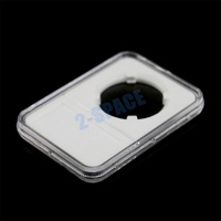 Protecteur de pièces de monnaie Ever Slab de 14 mm à 40 mm, transparent, pour pièces de collection classées, avec joint blanc