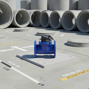 10" Ductile <b>Water</b> <b>Meter</b> Dn 125 Class B <b>Flow</b> Current Propeller Type LXLC-50 10" Ductile <b>Water</b> <b>Meter</b> - Product Image 3
