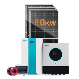 10 kW Komplett set Panel Off Grid Hybrid <span class=keywords><strong>Solar</strong></span> Energy System für Home Full Set 10kVA 10 kW 10000 Watt <span class=keywords><strong>Solar</strong></span> Power System - Product Image 1