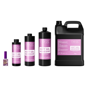 Unigel Venta al por mayor Materia prima KG Paquete Prensa en pegamento para uñas Logotipo personalizado Puntas de uñas súper adhesivas <span class=keywords><strong>Gel</strong></span> suave - Product Image 4