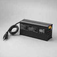 Chargeur de batterie industriel étanche 36V 40A pour autolaveuse autoportée, entrée 220VAC, intelligent et rapide